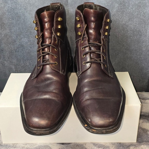 Cole Haan x Nike Air Boots‎ Dark Brown Leather Lace Up Mens 10.5 main image 9